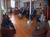 سید امیر اسحاقی بخشدار احمدآباد مستوفی ،نهم اردیبهشت ، روز شوراها را تبریک گفتند