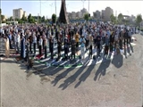 نماز عید فطر به امامت حجت الاسلام طبایی در شهر احمدآباد مستوفی اقامه شد.