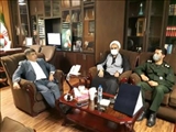 ديدار فرمانده سپاه ناحيه سيدالشهداء(ع) با فرماندار اسلامشهر به مناسبت هفته دولت