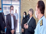 بازدید فرماندار اسلامشهر از روند تجهیز و آماده سازی مرکز تجمیعی واکسیناسیون کرونا در  احمدآباد مستوفی