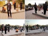 نمایش خیابانی «اجباری »در شهرستان اسلامشهر به اجرای عموم درآمد