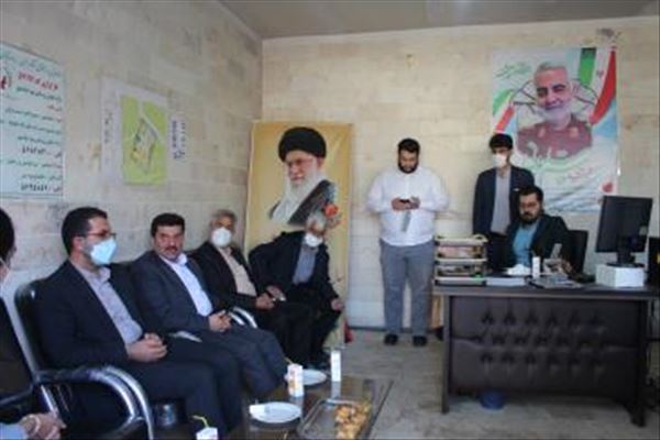 بازدید بخشدار مرکزی اسلامشهر از روستای مهران آباد و شرکت در مراسم هفته مبارک بسیج 