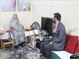 دیدار سرپرست فرمانداری اسلامشهر با خانواده شهیدان ابراهیمی