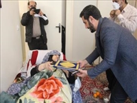 دیدار سرپرست فرمانداری اسلامشهر با خانواده شهیدان حسن خانی تهرانی و ابراهیمی