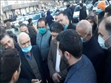 بازدید سرپرست فرمانداری اسلامشهر از پروژه سنگ فرش محله باغ فیض