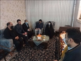 دیدار سرپرست فرمانداری اسلامشهر با خانواده معظم شهید کریمی