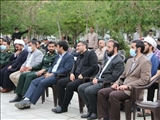 حضور فرماندار اسلامشهر در مراسم یادبود شهید رضا چراغی در قائمیه 