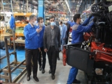 بازدید فرماندار اسلامشهر از خط تولید شرکت ایران خودرو دیزل