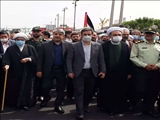 حضور گسترده و پرشور مردم روزه دار اسلامشهر در راهپیمایی روز جهانی قدس