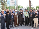 برپایی دسته عزاداری سالروز شهادت امام صادق(ع)با حضور امام جمعه و فرماندار اسلامشهر