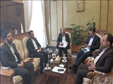 دیدار دکتر شریفیان و فرماندار اسلامشهر با وزیر اقتصاد و دارایی