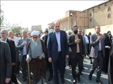 حضور استاندار تهران در آئین تشییع شهید مدافع حرم امید اکبری