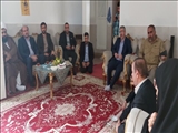 دیدار استاندار تهران با خانواده شهید مدافع امنیت حسین تقی پور