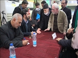 برپایی میز خدمت ادارات شهرستان در مصلی نماز جمعه اسلامشهر 