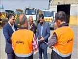 بازدید فرماندار اسلامشهر از ایستگاههای خدمات نوروزی راهداری، اورژانس و هلال احمر شهرستان 