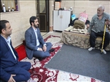 دیدار فرماندار اسلامشهر با جانباز سرافراز حسین رضا صالحی نیا