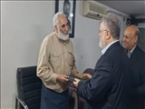 دیدار استاندار تهران با خانواده شهید شفیعی در ابتدای ورود به شهرستان اسلامشهر