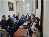 دیدار فرماندار شهرستان با خانواده سه شهید اسلامشهری نیروهای مسلح