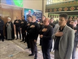 برگزاری مراسم عزاداری سرور و سالار شهیدان و گرامیداشت یاد شهدای وطن در فرمانداری اسلامشهر