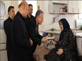 دیدار مدیرکل اجتماعی استانداری تهران و فرماندار اسلامشهر و با خانواده شهید علی صادقی