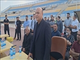 حضور فرماندار اسلامشهر در نخستین تمرین تیم آریو در ورزشگاه ۷ هزار نفری شهید سلیمانی