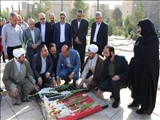 تجدید میثاق فرماندار اسلامشهر و مدیران ادارات با آرمان‌های والای امام راحل و شهدا