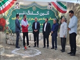 کلنگ زنی ساخت سالن ستاد مدیریت بحران و خانه هلال حسن آباد خالصه با حضور فرماندار اسلامشهر
