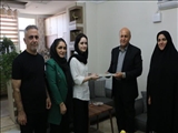 تجلیل فرماندار اسلامشهر از کیمیا خانباز، رتبه برتر کنکور کارشناسی ارشد